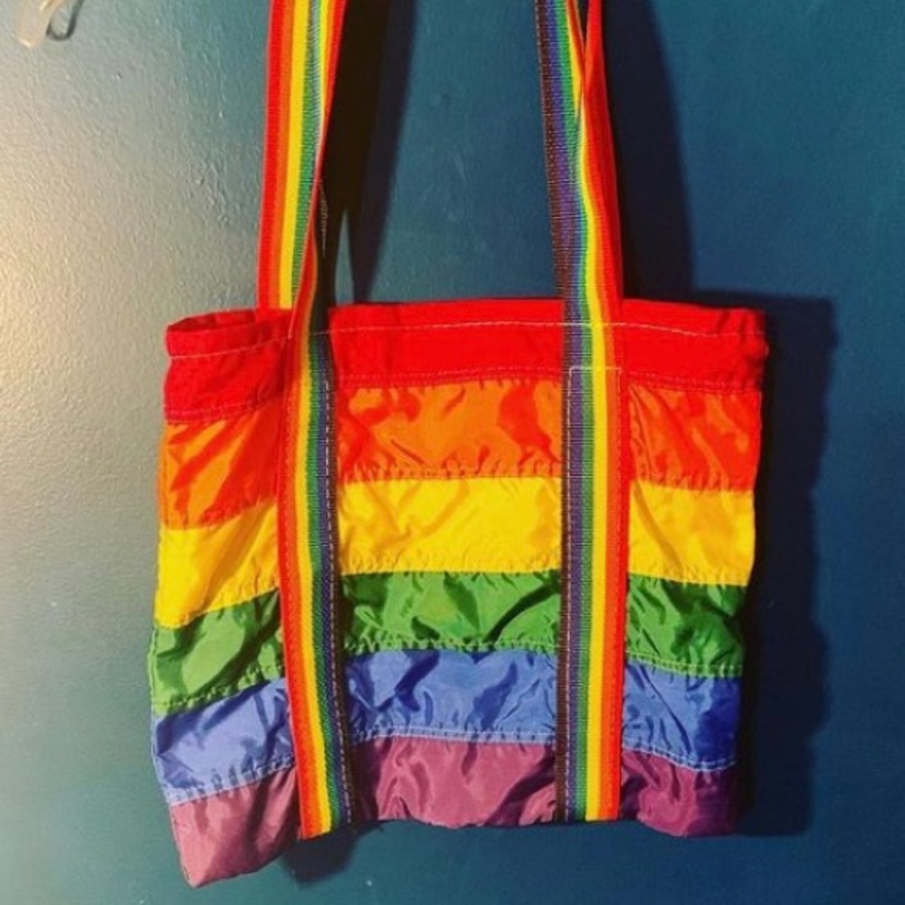 Vintage Rainbow Tote by Taylor Made